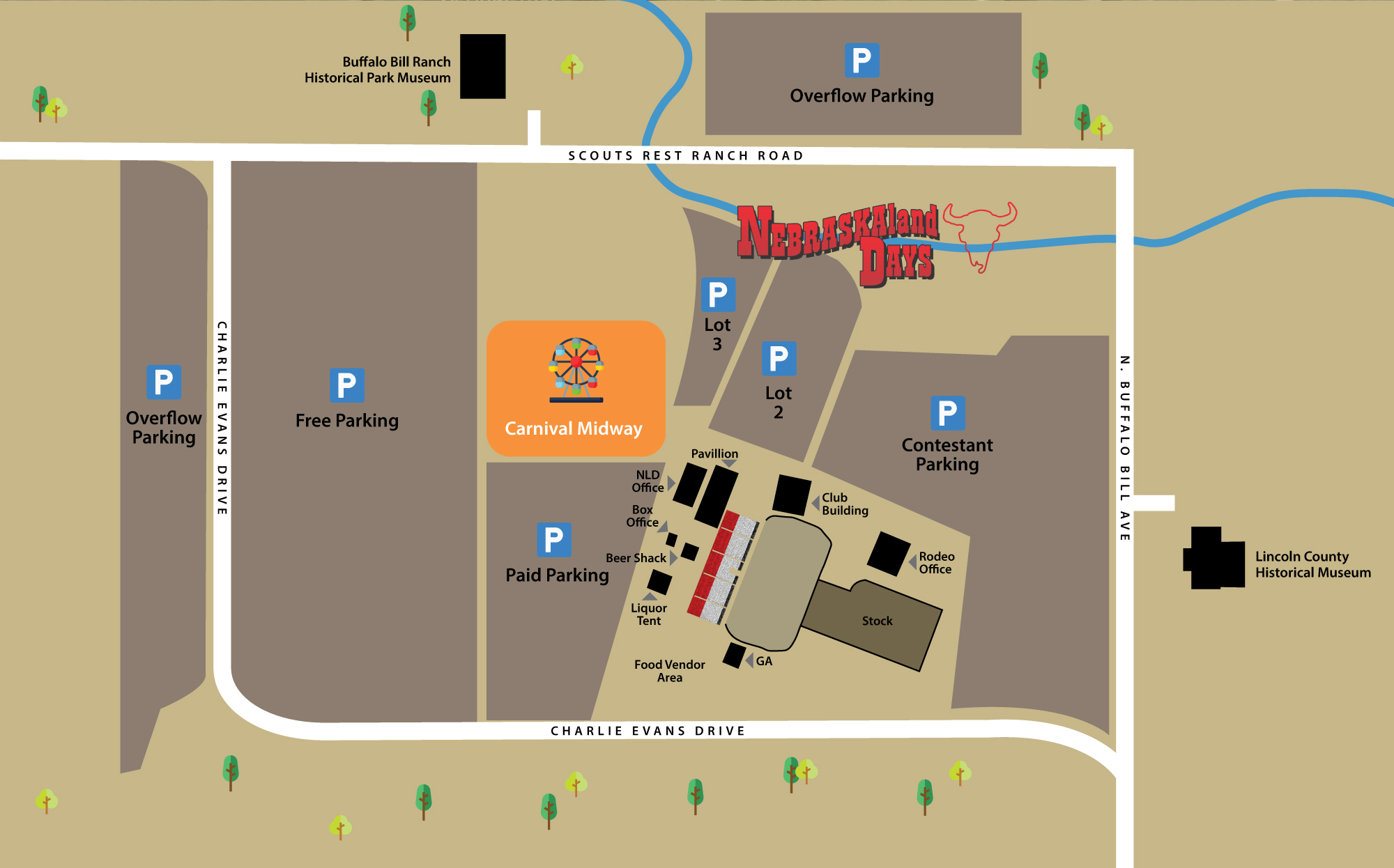 Wild West Arena Seating Chart